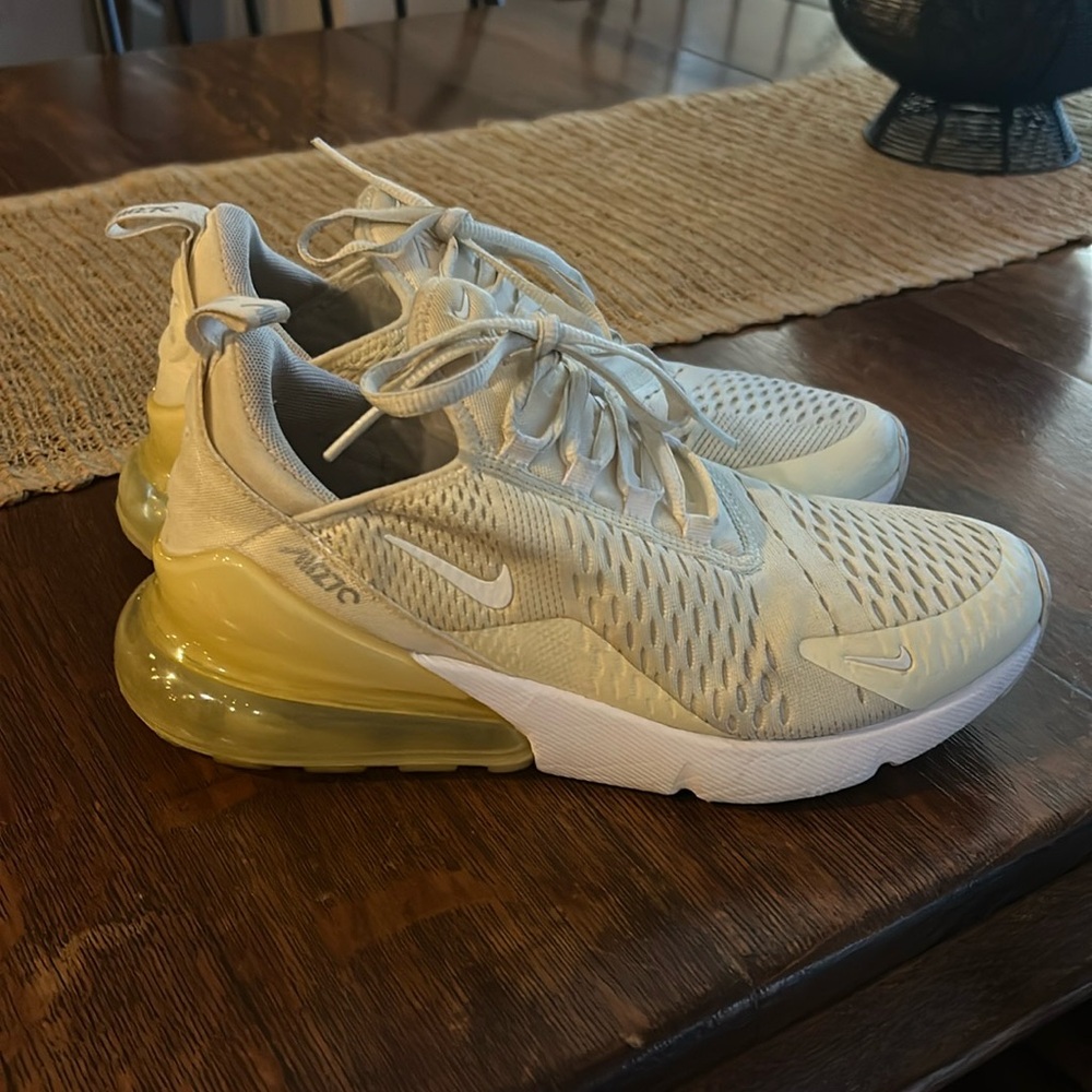 Nike air max 270 women's 8.5 chalk cream - Picture 4 of 7
